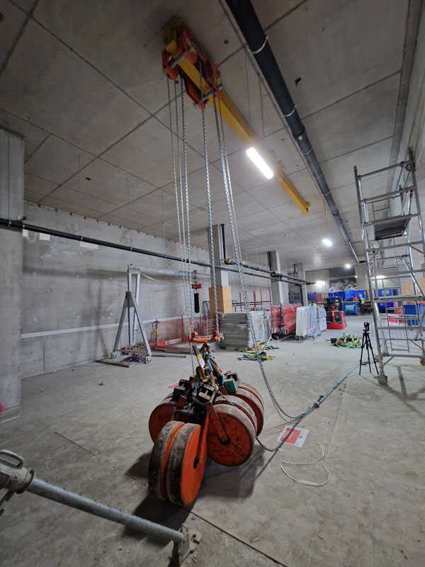 Load test of Hoist and Beam