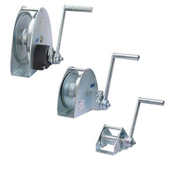 Haacon KWV Zinc Plated Hand Winch, Up to 1250 kg Swl