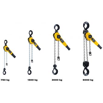 Yale UNOPLUS Series A Lever Hoist, Up to 6000 kg Swl