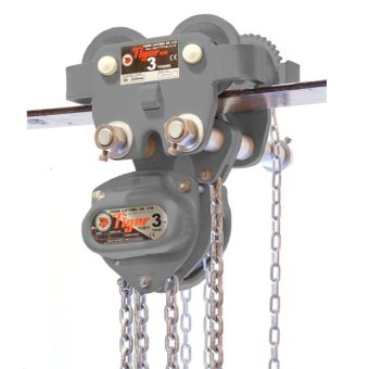 Tiger Corrosion Resistant Manual Hoist with Beam Trolley | Up to 10t Swl