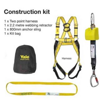 Construction Safety Harness with Webbing Fall Arrest Block
