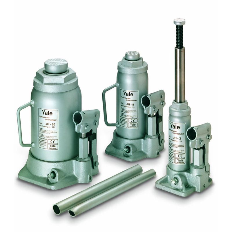 JH Bottle Jack 2 t to 50 t Swl suitable for vertical and horizontal use