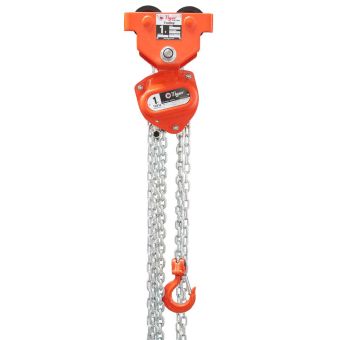 1t Swl Manual Hoist and Manual Push Trolley
