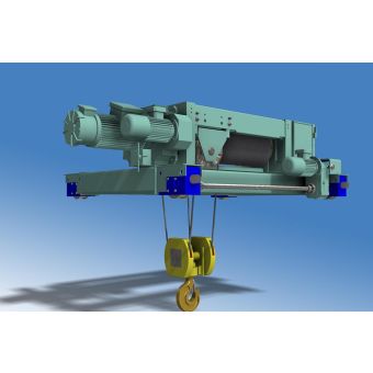 4 Wheel ATEX Crab Unit for Double Girder Crane