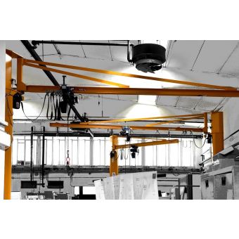 Donati Jib Crane - Free Standing - "I" Beam Jib Arm