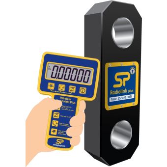 Straight point load cell - Radio link plus with wireless readout
