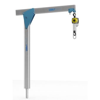 Reid Lifting | T Davit Shackled | With hoist | 600 kg Swl
