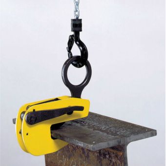 Application photo of Camlok TTG beam lifting clamp