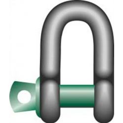 Green Pin Dee Shackle with Screw Collar Pin - G4151