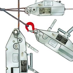 close up operational photo of Yaletrac hoist