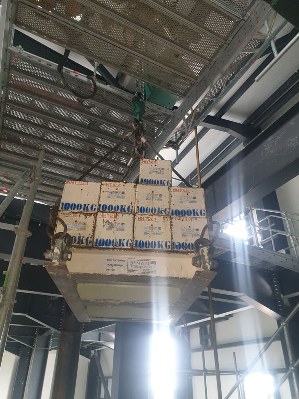 Hoist & Winch provides the lift for modern flour mill  build and maintenance