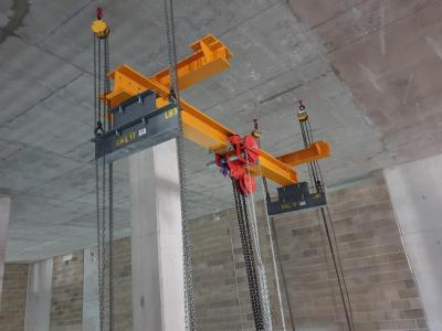 7.5t Swl Ceiling Mounted Monorail Beam fitted with Manual Hoist and Trolley