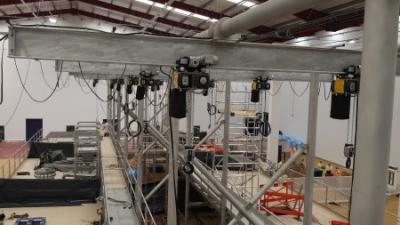 Supply, Installation and Load Testing of 23 – off 2t Swl Yale Electric Powered Chain Hoists For New Food Processing Plant