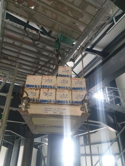 Hoist & Winch provides the lift for modern flour mill  build and maintenance