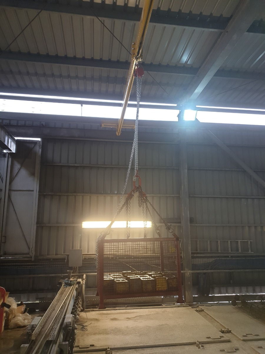 load test of crane