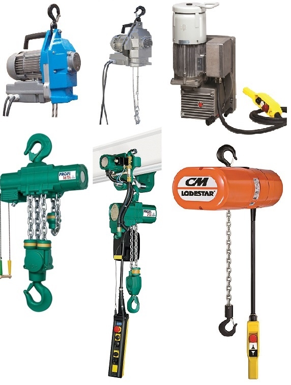 Air Hoist Hire and Electric Hoist Rental from Hoist and Winch Limited